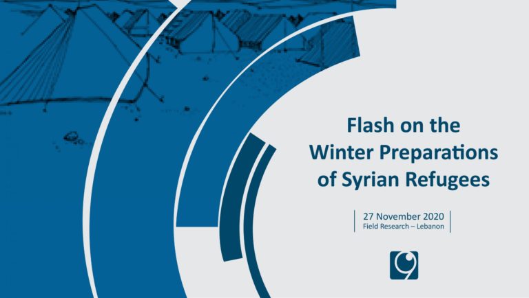 Flash on the Winter Preparations of Syrian Refugees
